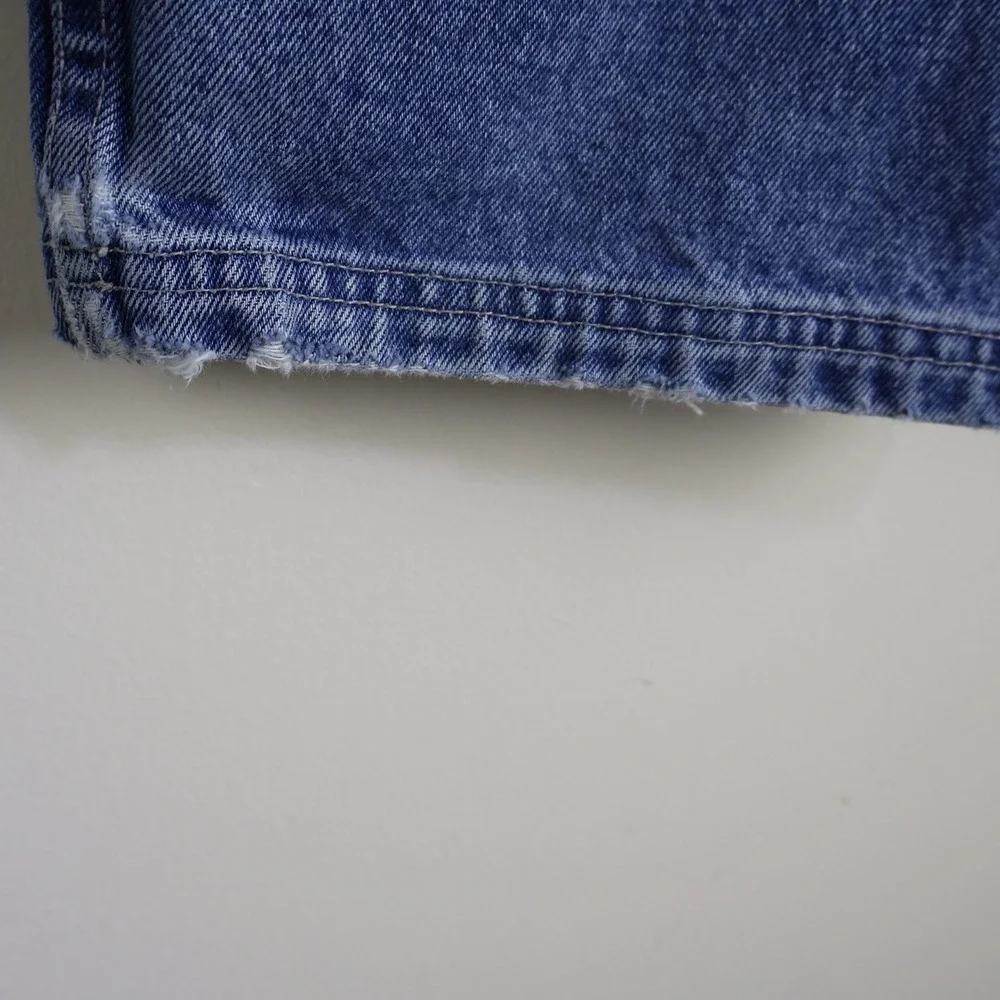 Vintage 90s Pepe Jeans Denim Worxx Straight‎ Leg Size 14 Kids Skate Blue Cotton